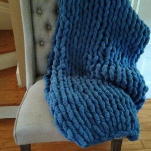 Jumbo Handmade Chenille Blanket
